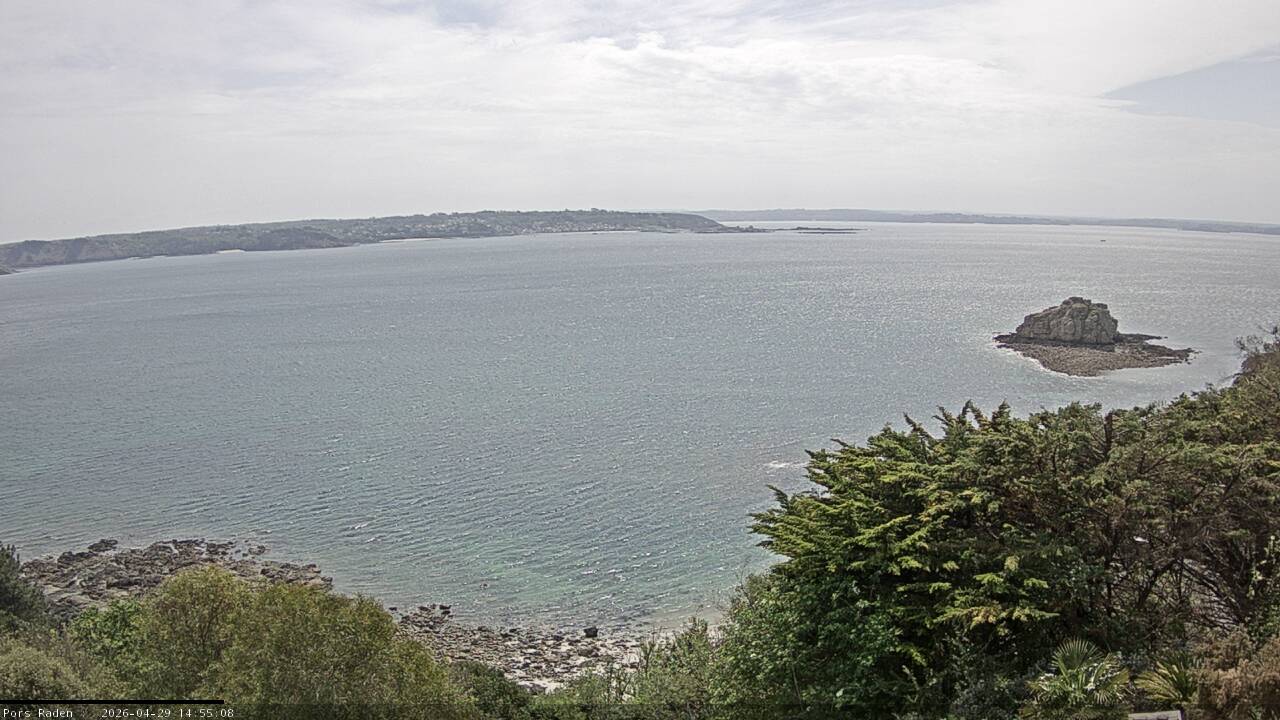 Vue mer en direct de la station