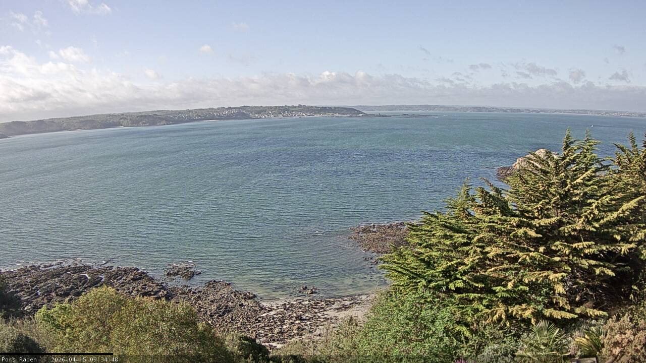 Vue mer en direct de la station