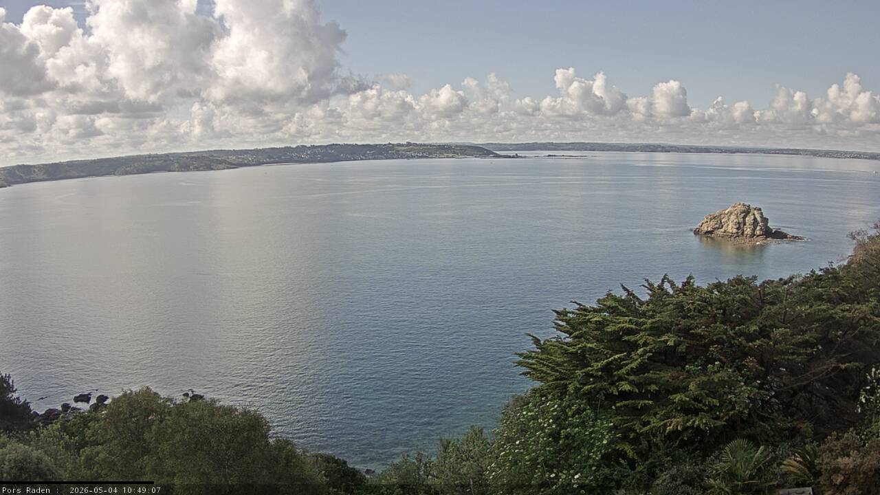 Vue mer en direct de la station