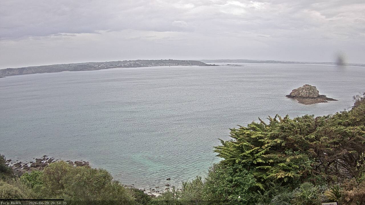 Vue mer en direct de la station