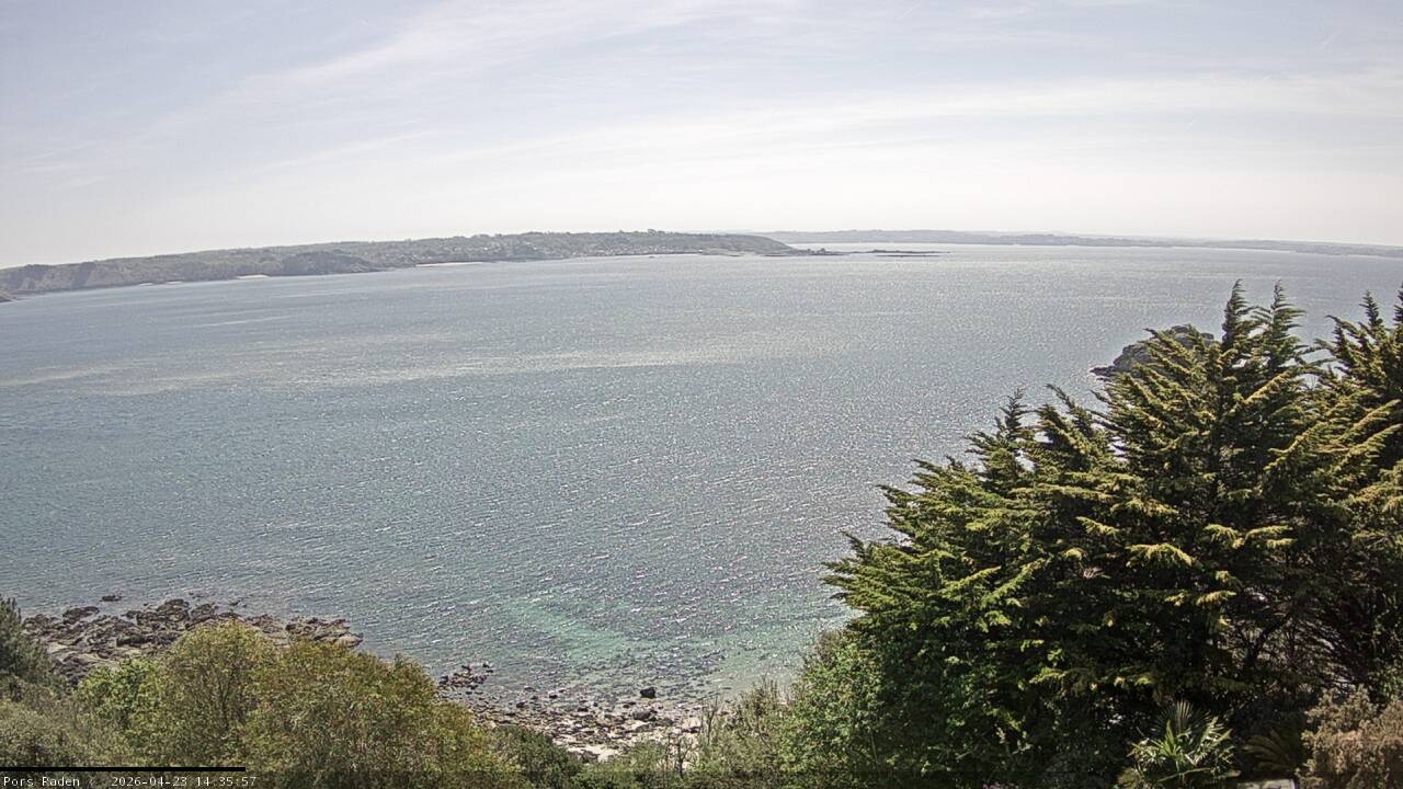 Vue mer en direct de la station