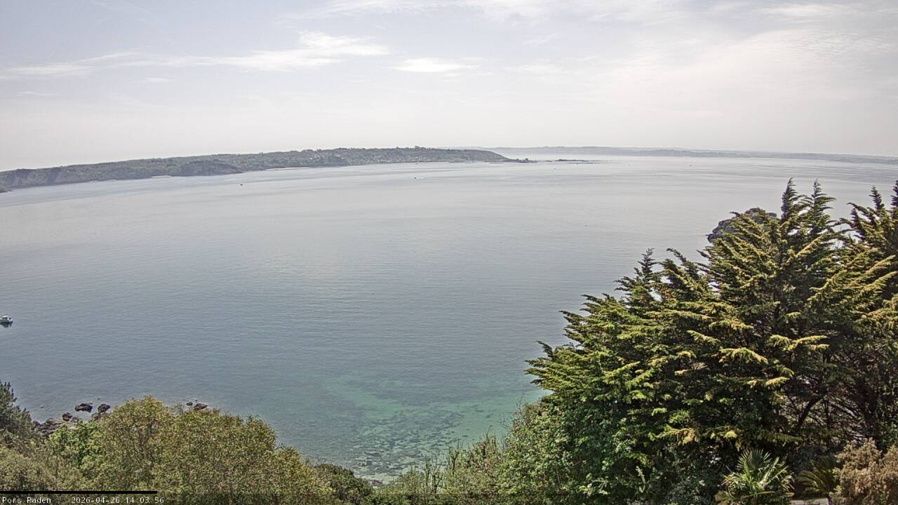 Vue mer en direct de la station