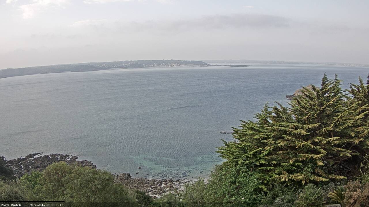 Vue mer en direct de la station