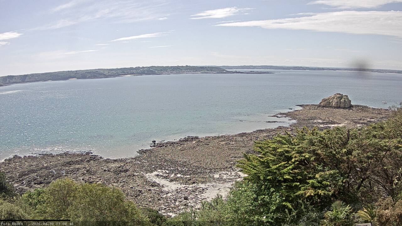 Vue mer en direct de la station
