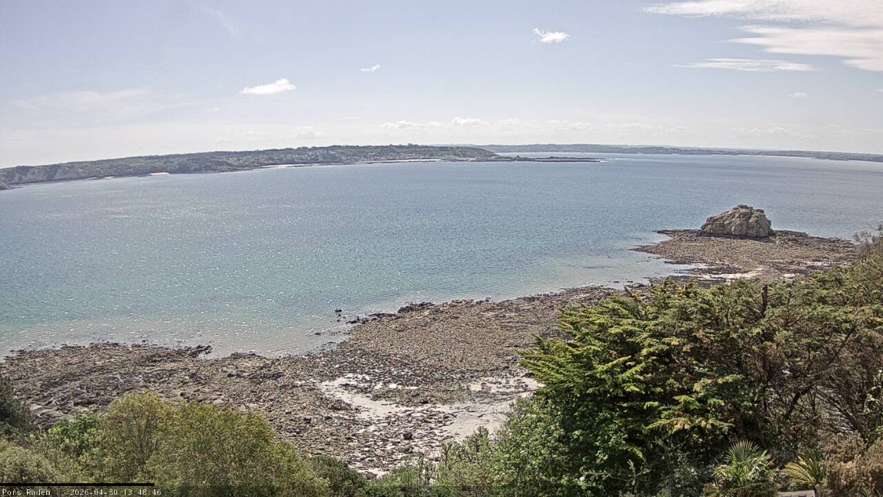 Vue mer en direct de la station