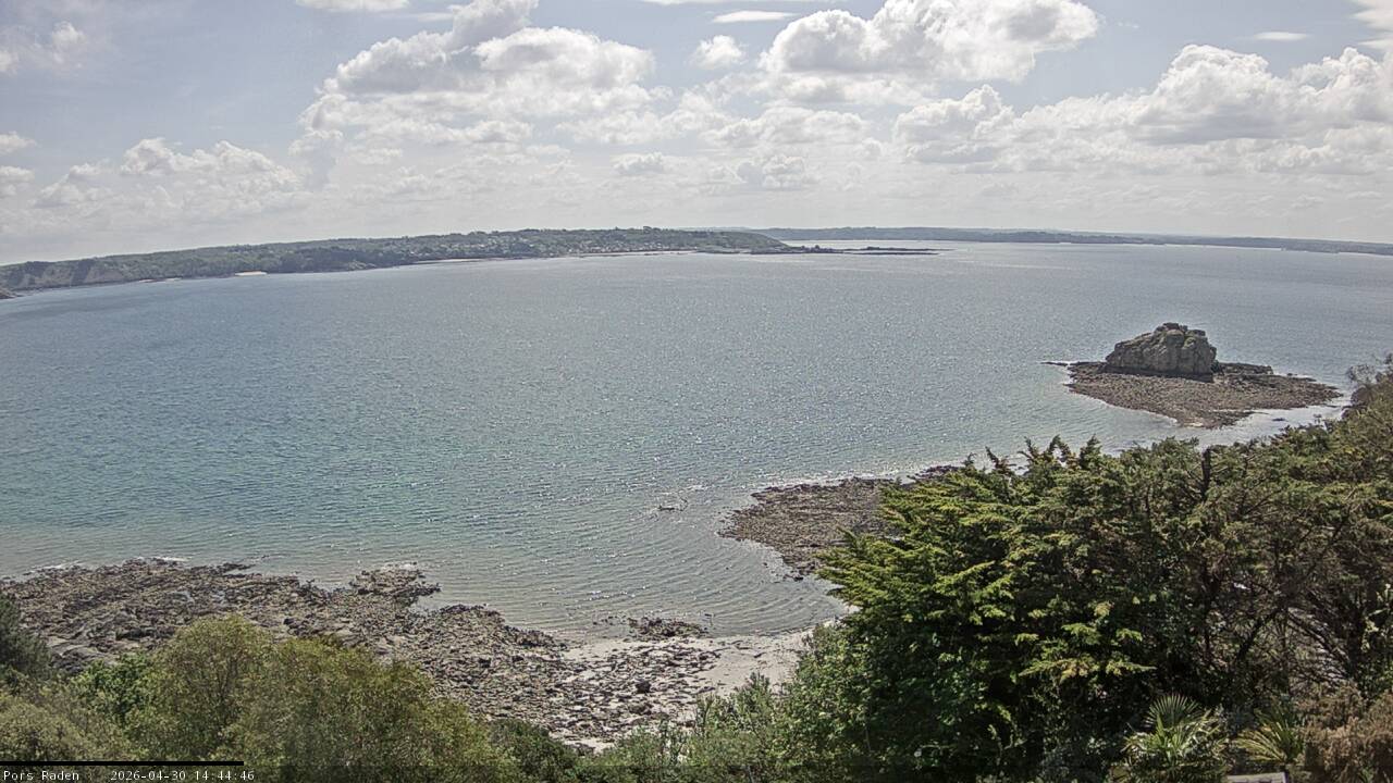 Vue mer en direct de la station