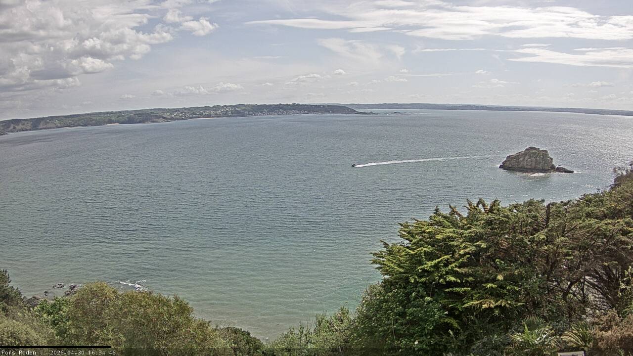 Vue mer en direct de la station