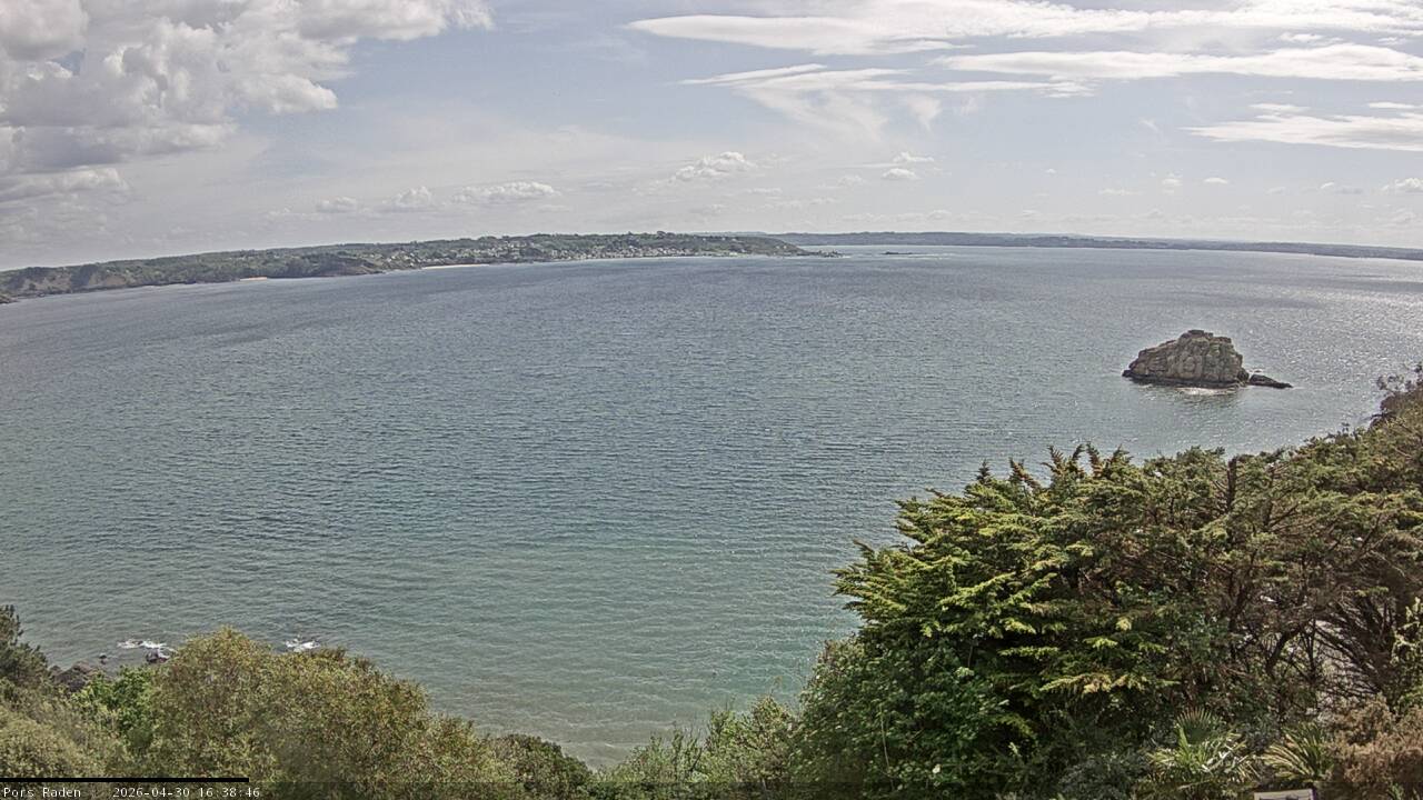 Vue mer en direct de la station