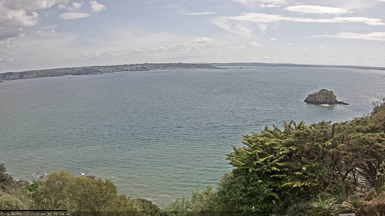 Vue mer en direct de la station