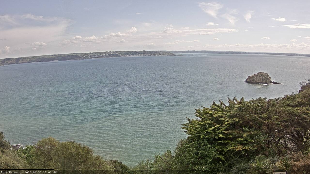 Vue mer en direct de la station