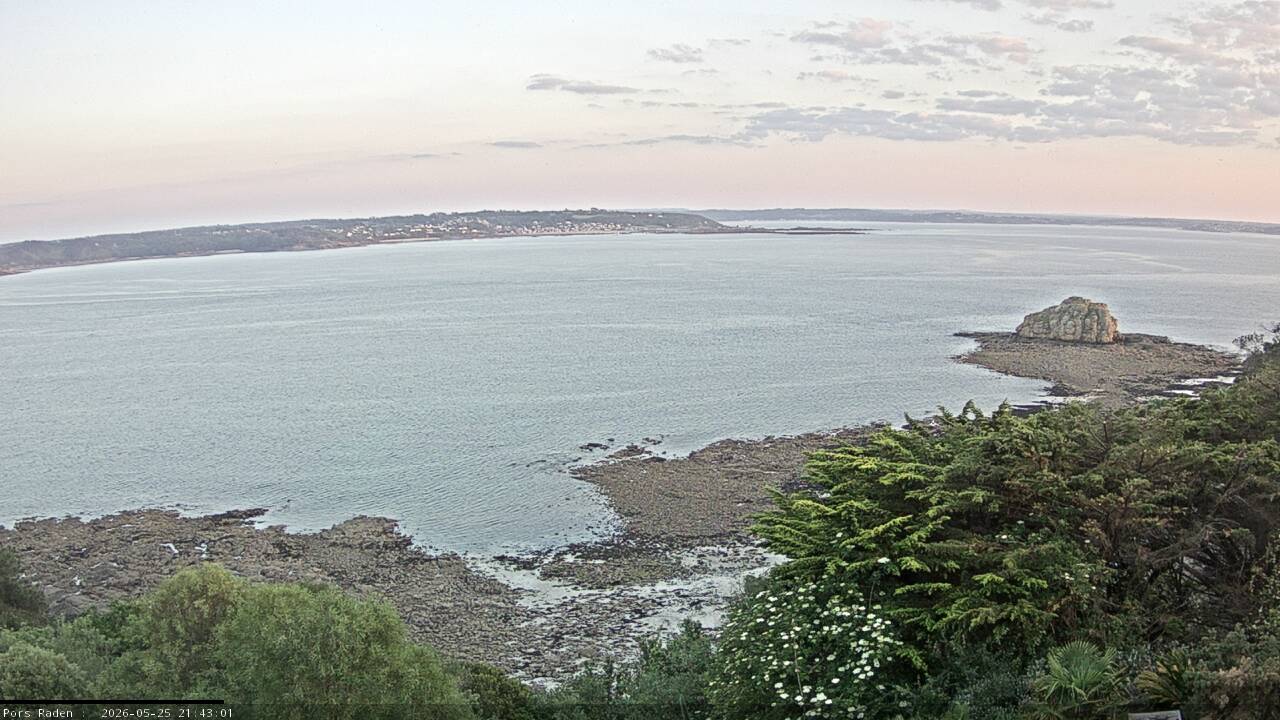 Vue mer en direct de la station