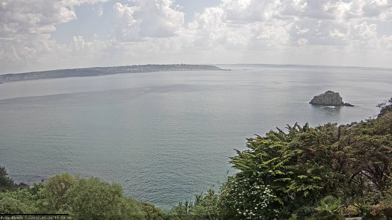 Vue mer en direct de la station