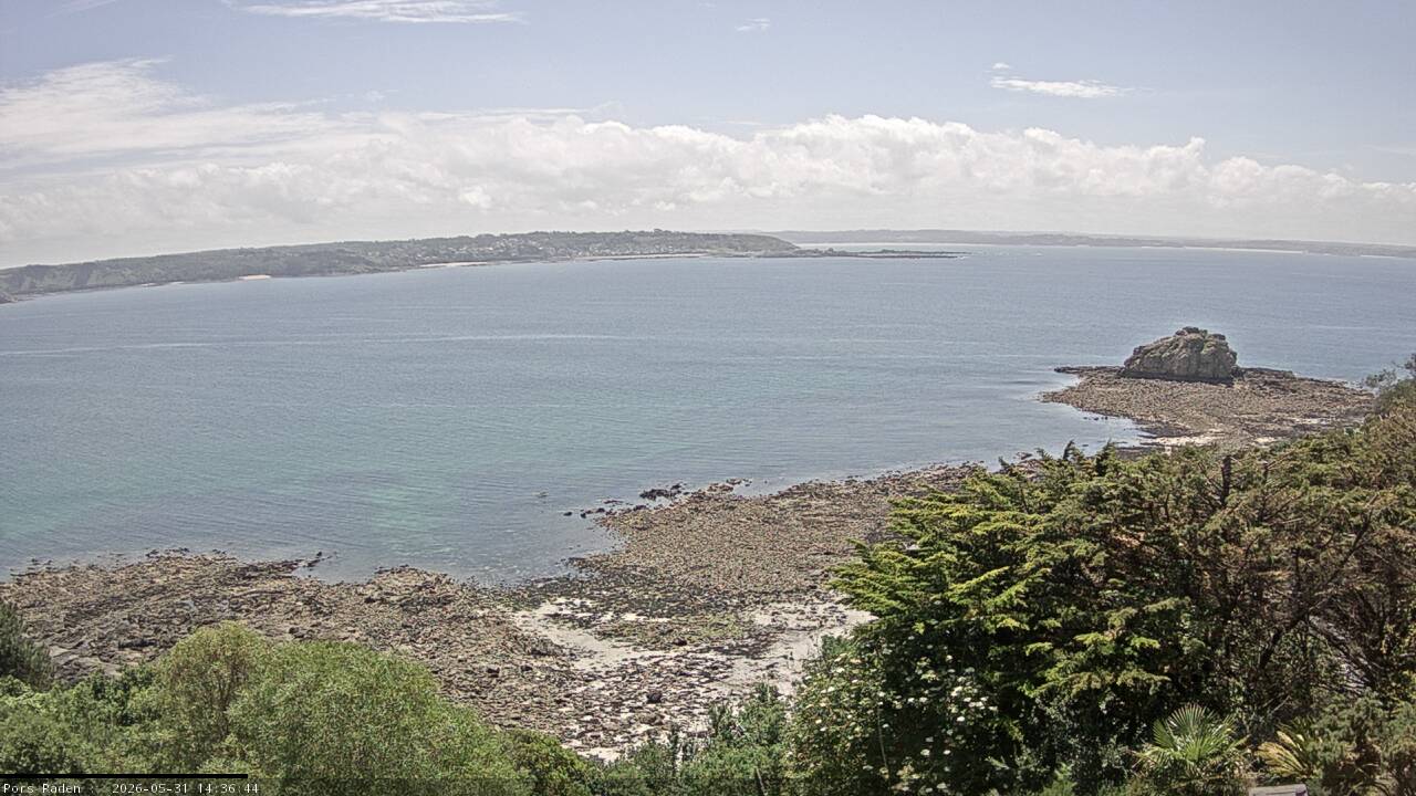 Vue mer en direct de la station