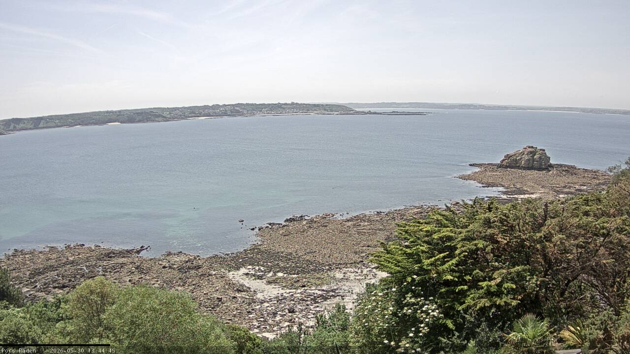 Vue mer en direct de la station