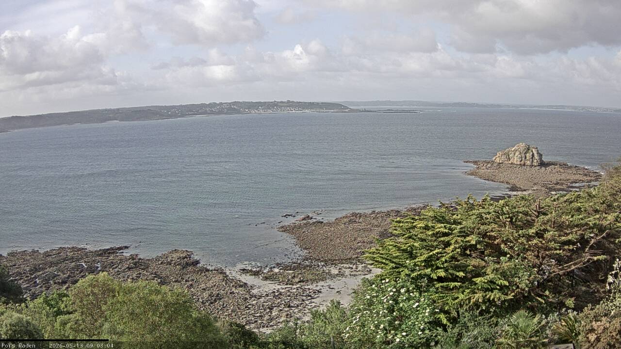 Vue mer en direct de la station