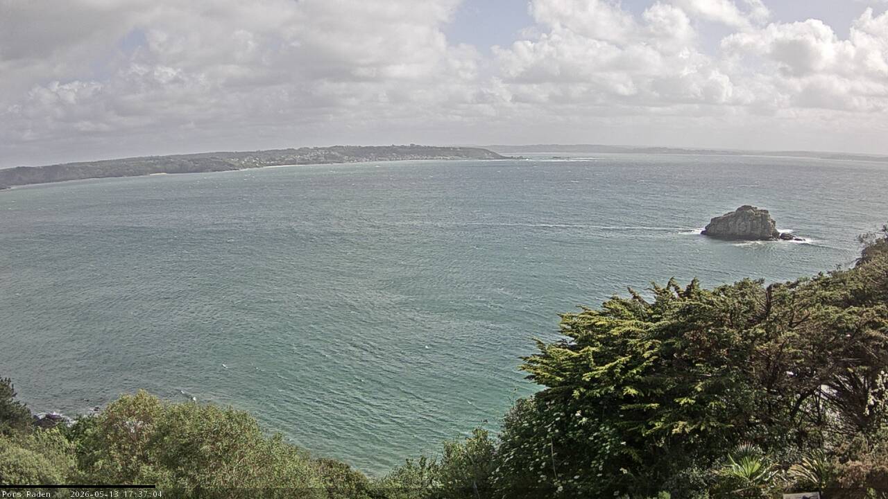 Vue mer en direct de la station