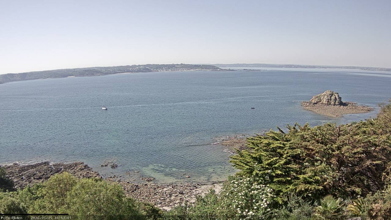 Vue mer en direct de la station