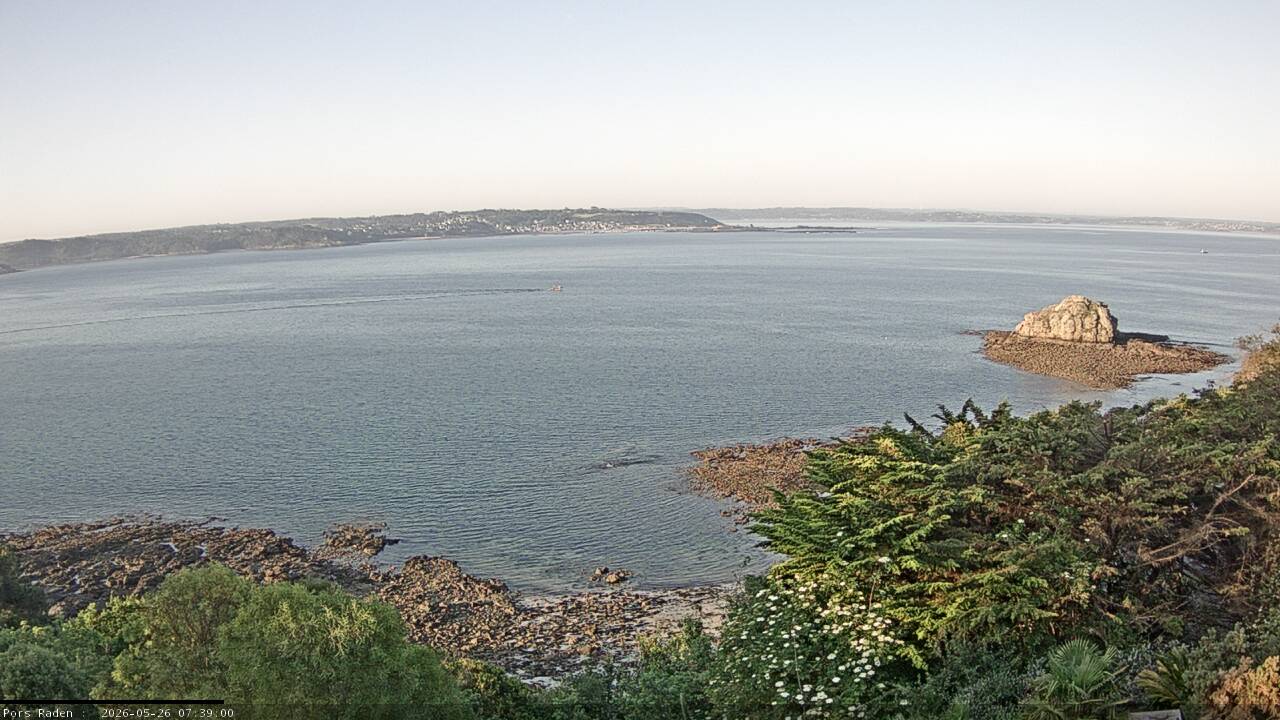 Vue mer en direct de la station