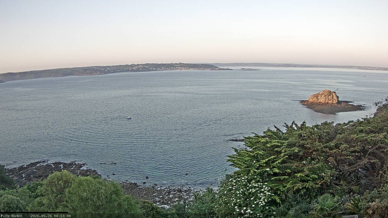 Vue mer en direct de la station