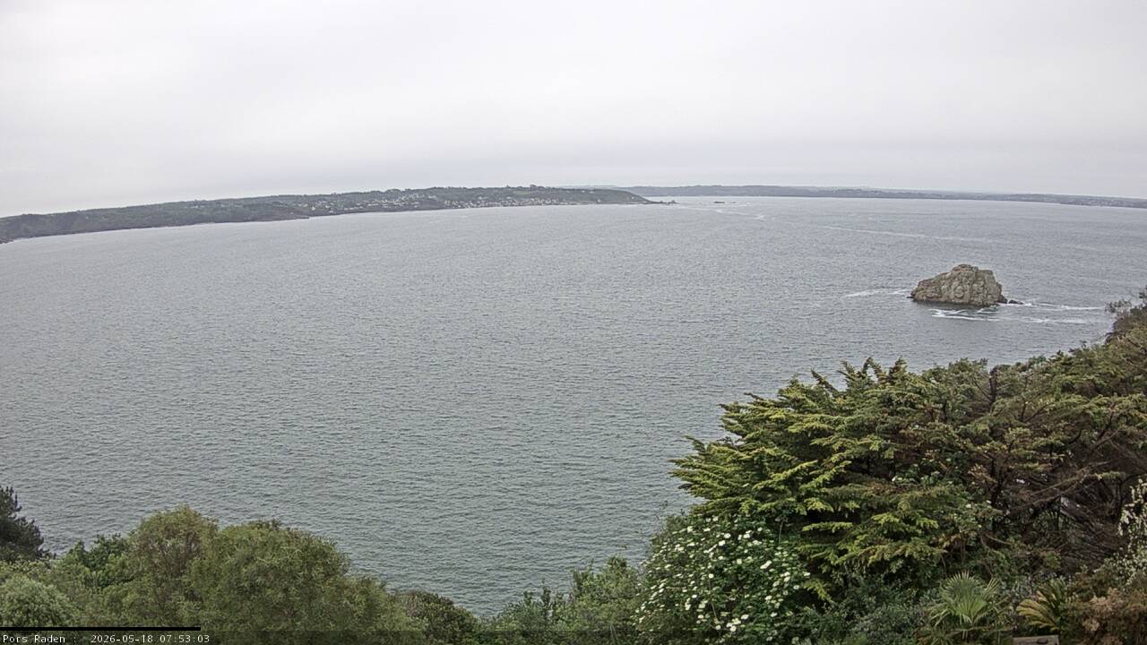 Vue mer en direct de la station
