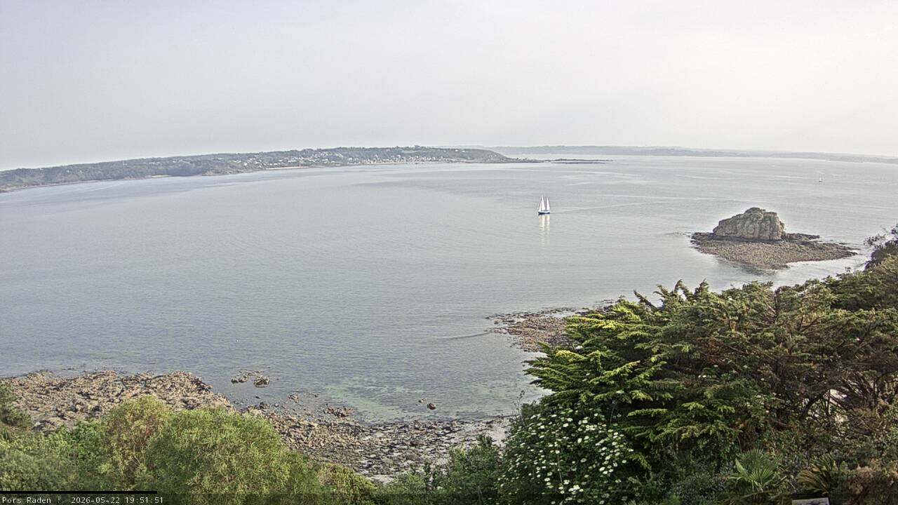 Vue mer en direct de la station