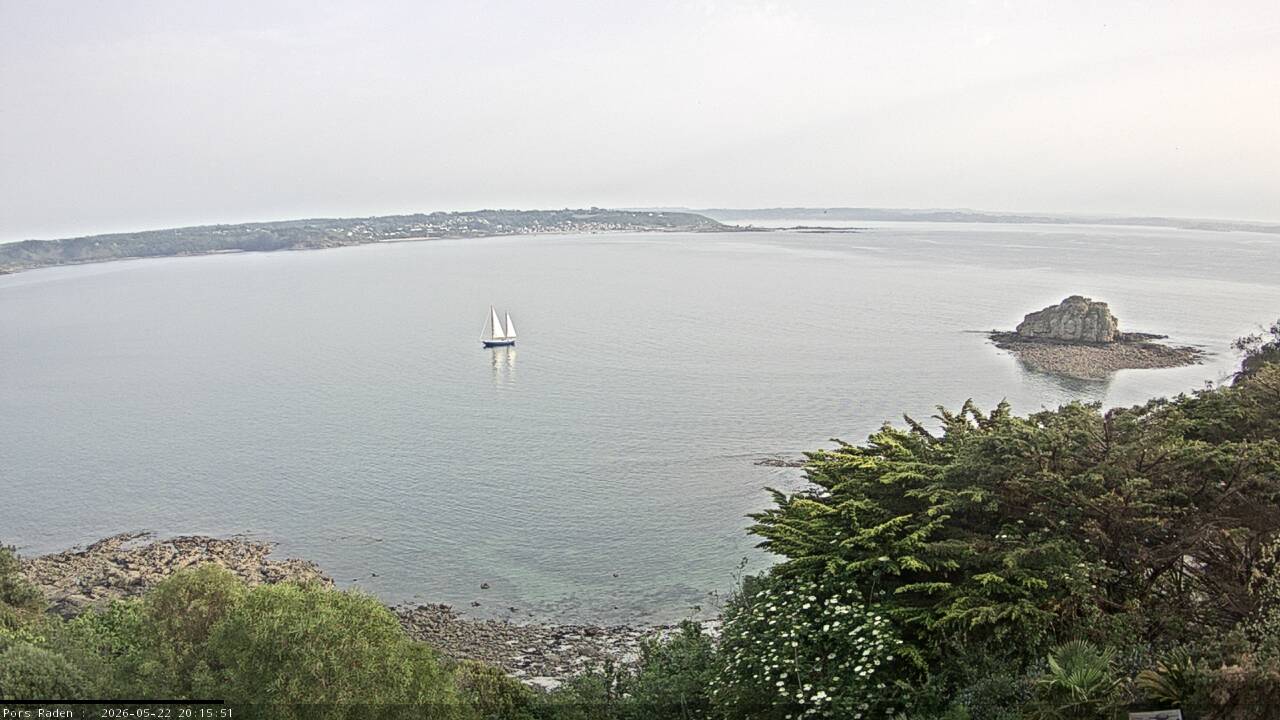 Vue mer en direct de la station