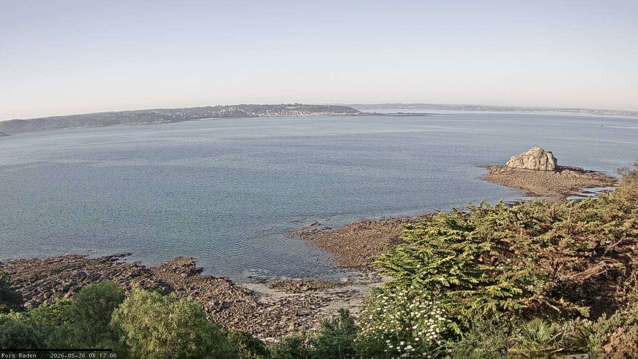 Vue mer en direct de la station