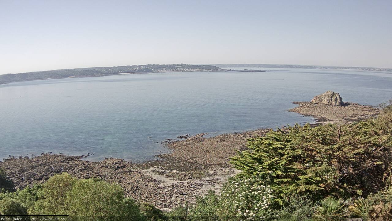 Vue mer en direct de la station