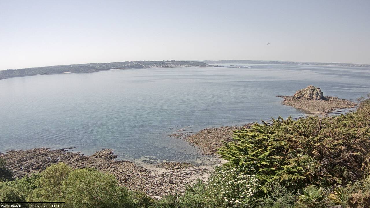 Vue mer en direct de la station