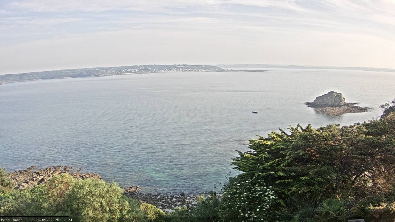 Vue mer en direct de la station