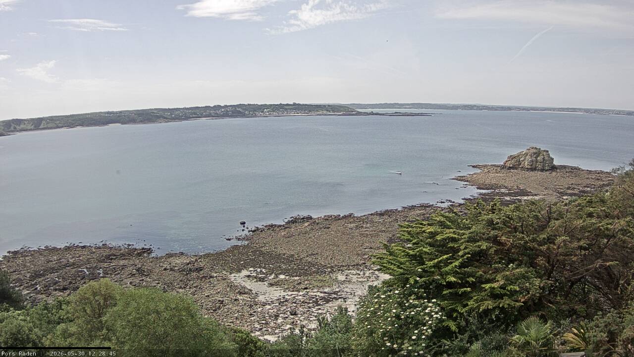 Vue mer en direct de la station