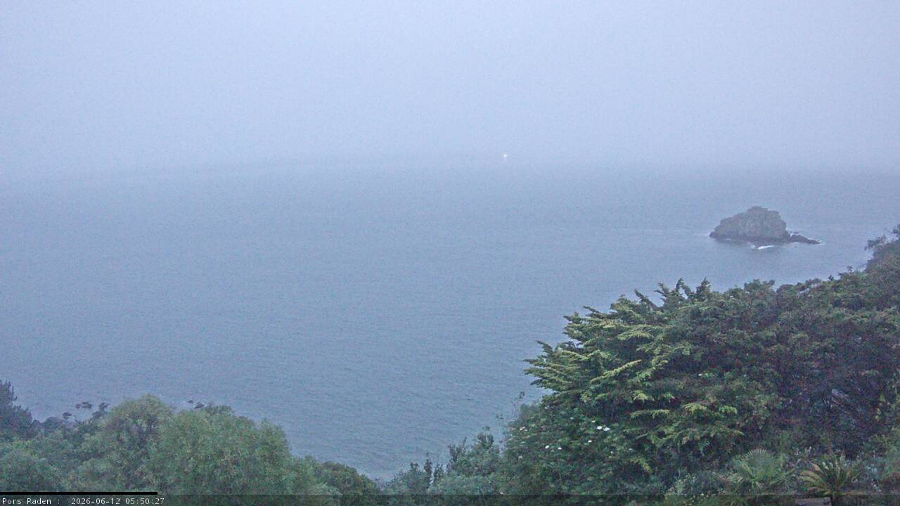 Vue mer en direct de la station
