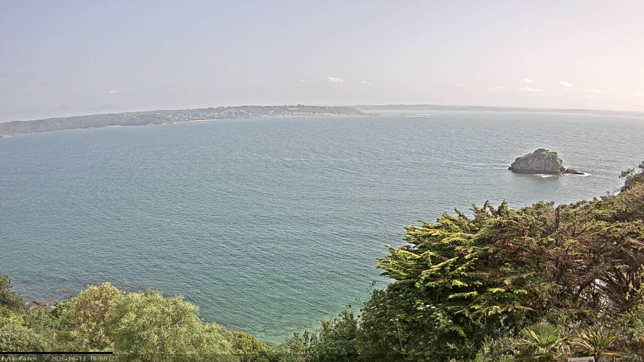 Vue mer en direct de la station