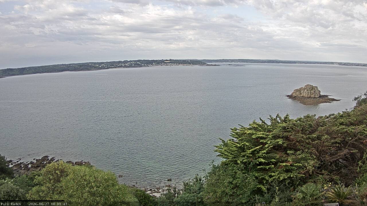 Vue mer en direct de la station