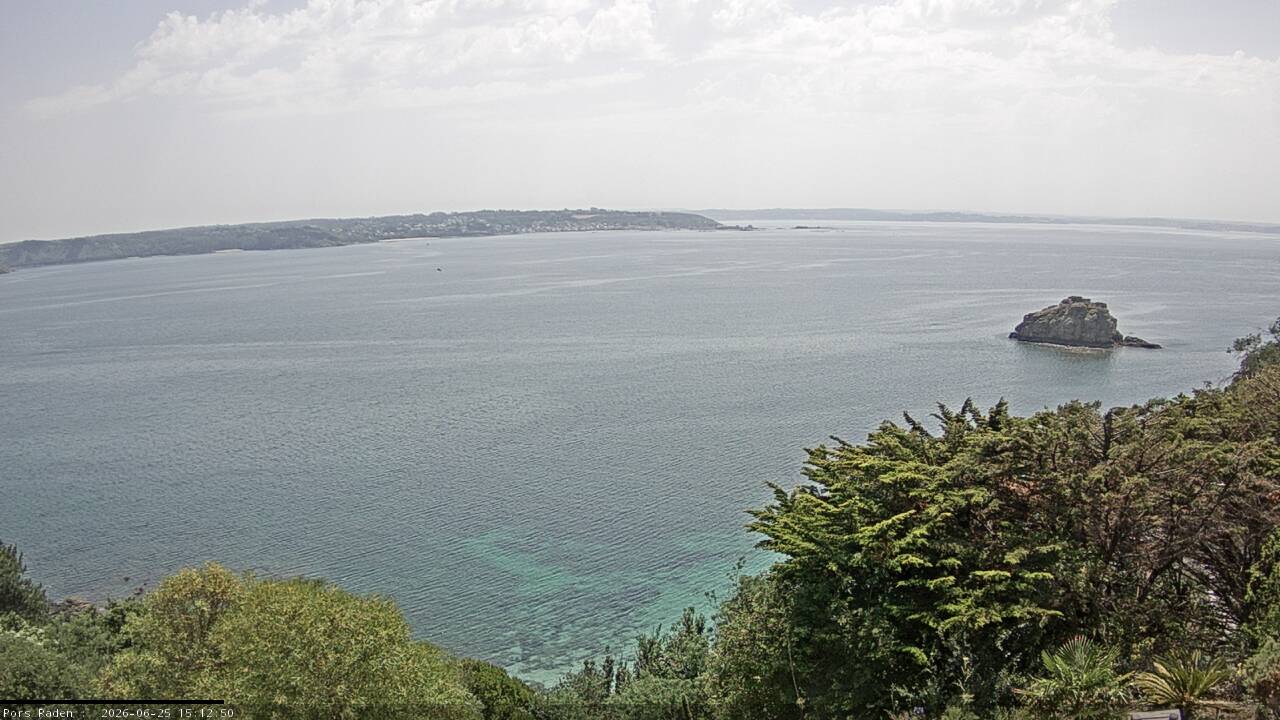 Vue mer en direct de la station