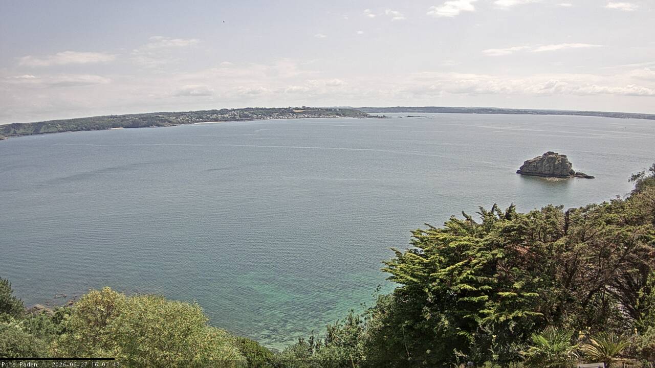 Vue mer en direct de la station
