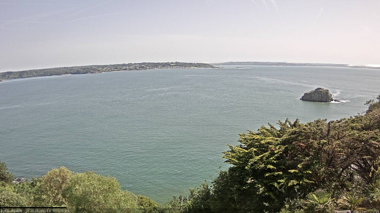 Vue mer en direct de la station