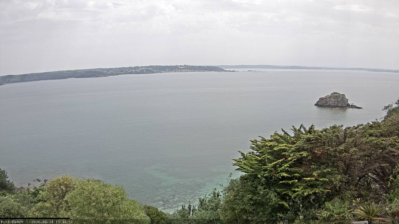 Vue mer en direct de la station