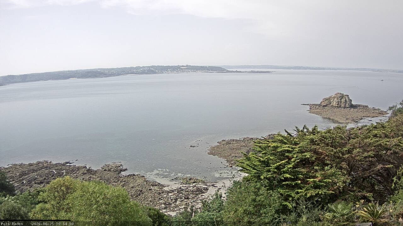 Vue mer en direct de la station