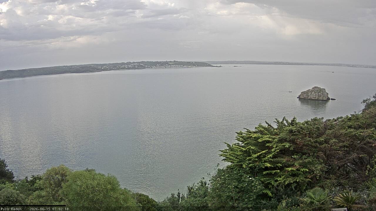 Vue mer en direct de la station