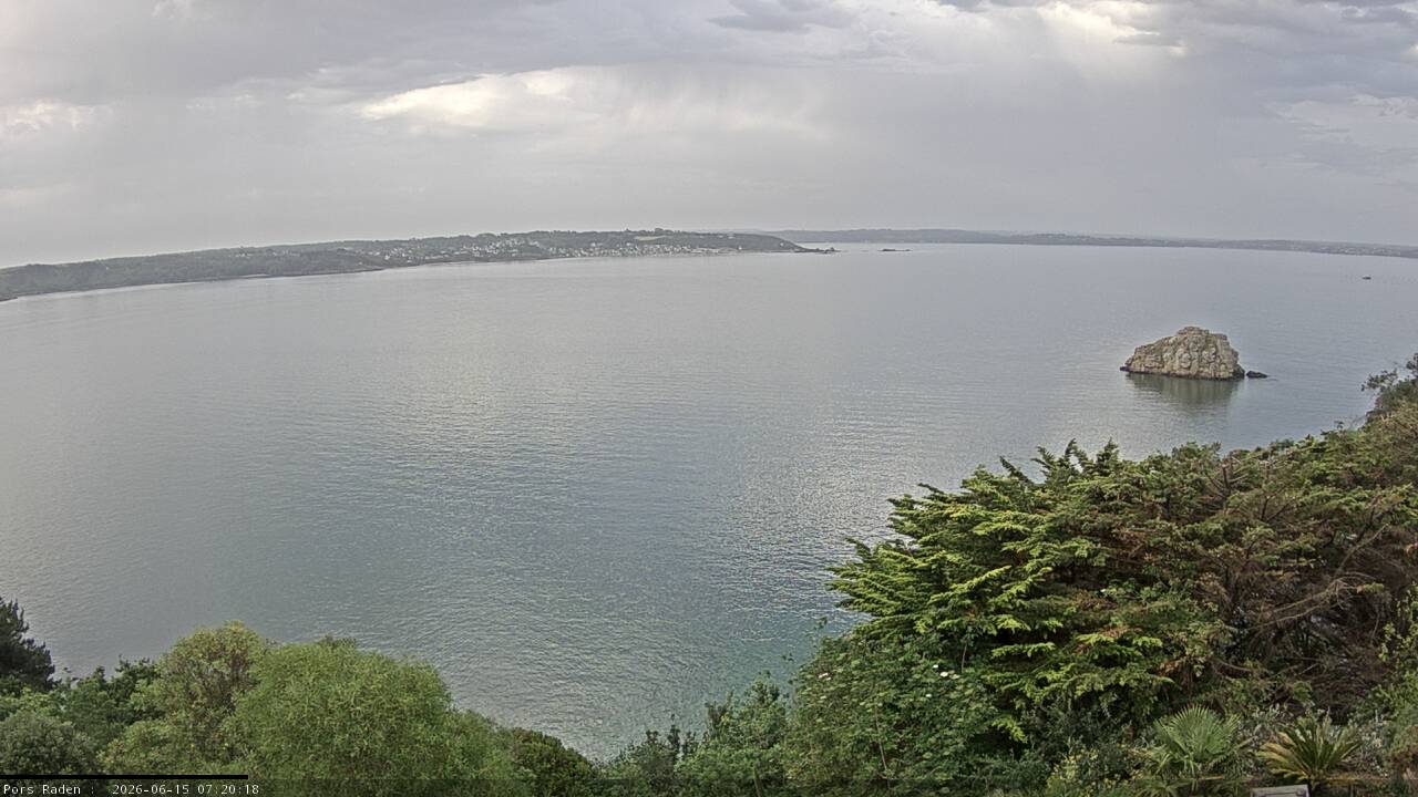 Vue mer en direct de la station