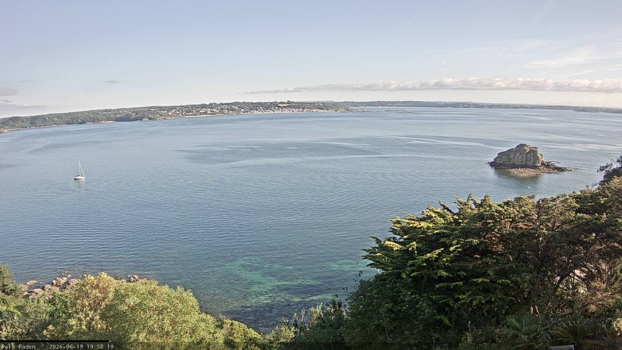 Vue mer en direct de la station