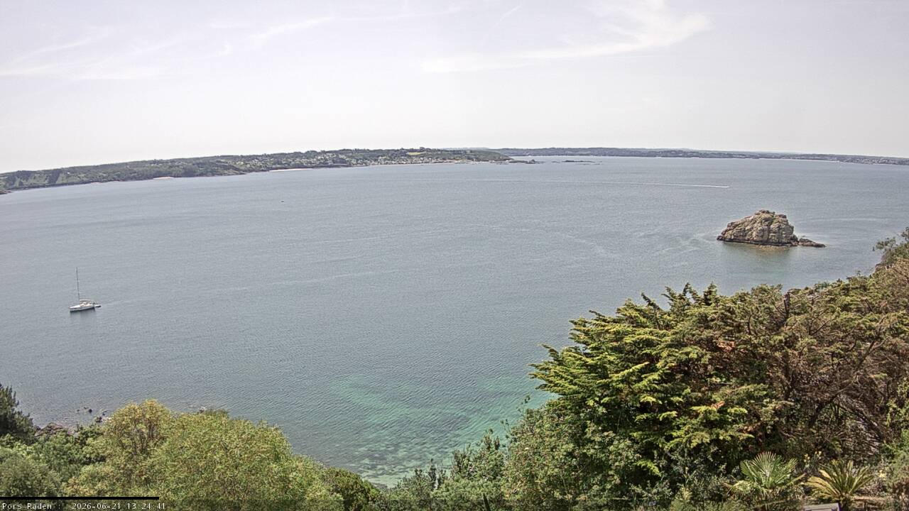 Vue mer en direct de la station