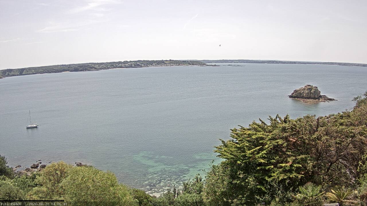 Vue mer en direct de la station
