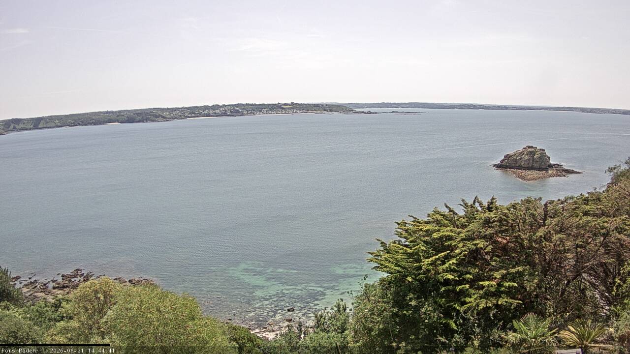 Vue mer en direct de la station