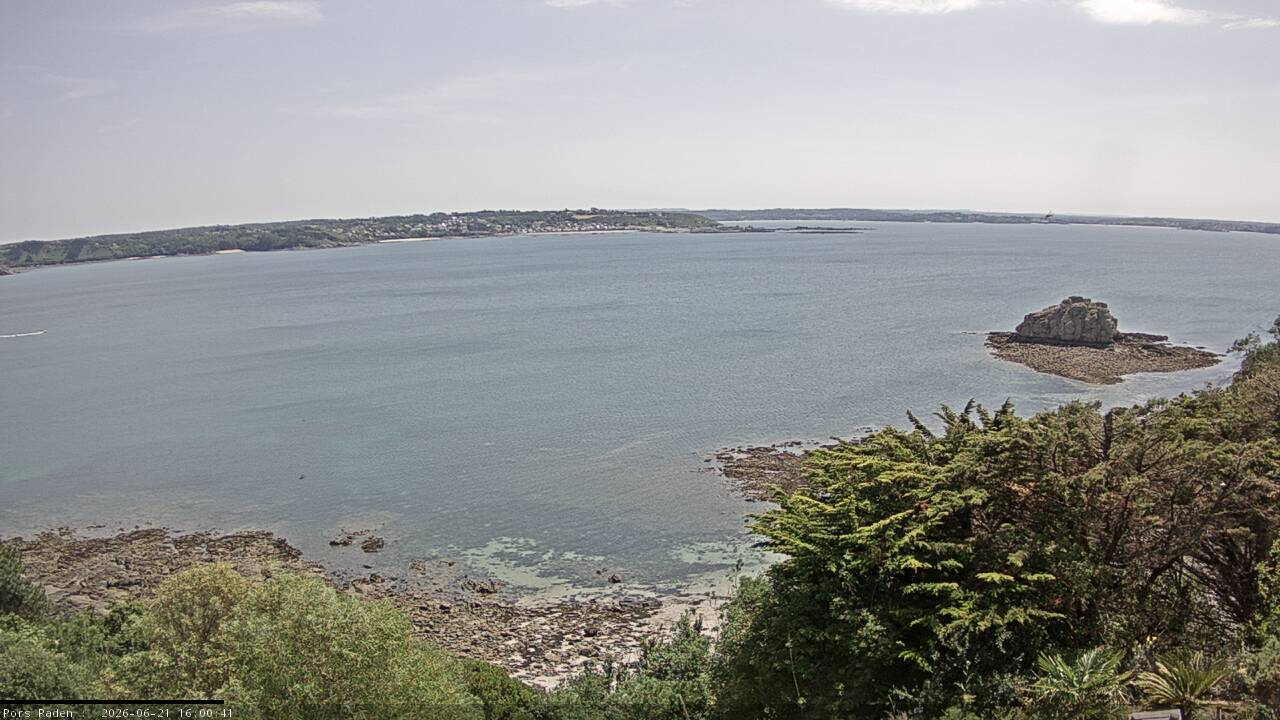 Vue mer en direct de la station