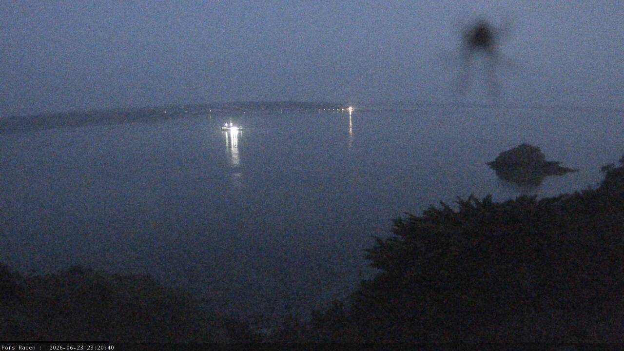 Vue mer en direct de la station