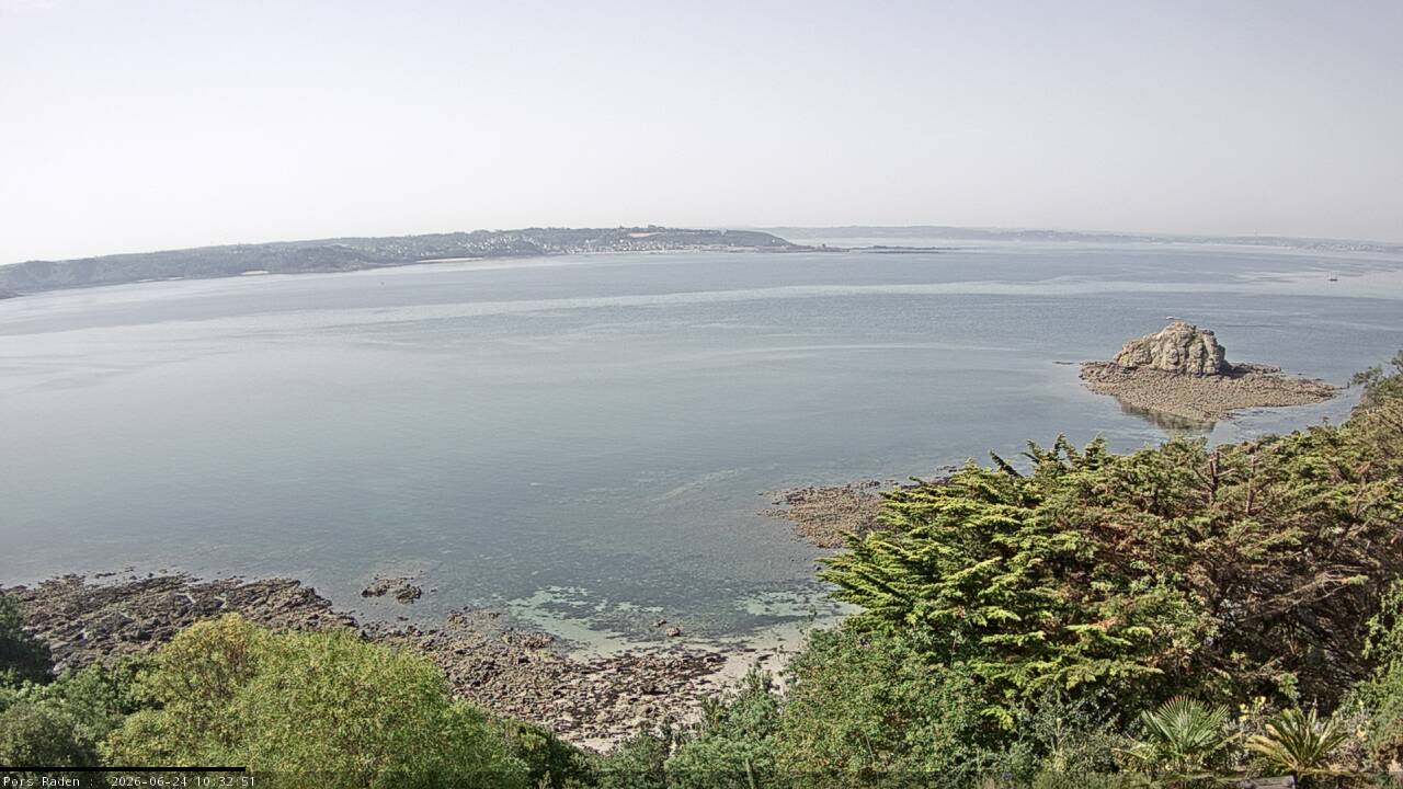 Vue mer en direct de la station