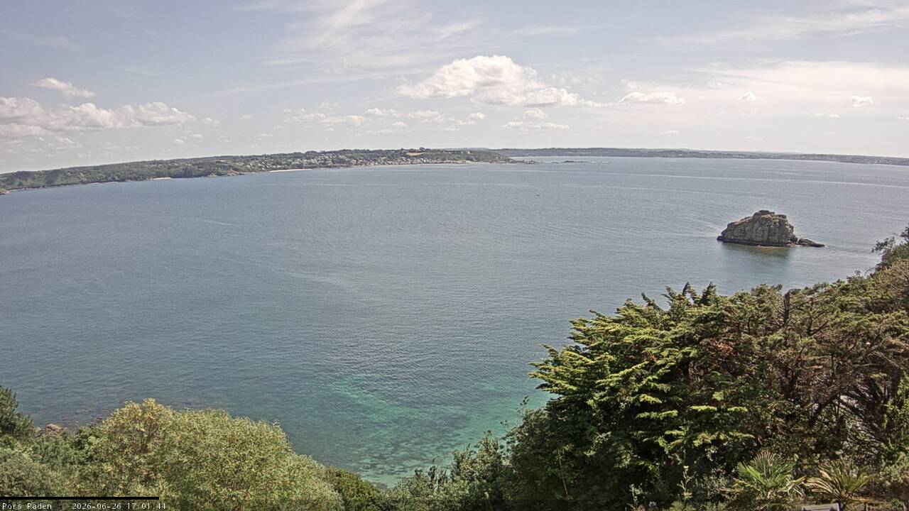 Vue mer en direct de la station