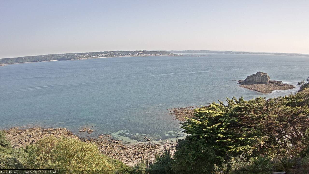 Vue mer en direct de la station